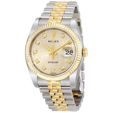 rolex armband gold silber|Rolex gold diamond dial.